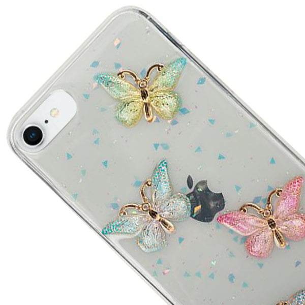 Butterflies 3D Pastel Case iphone 7/8 SE 2020