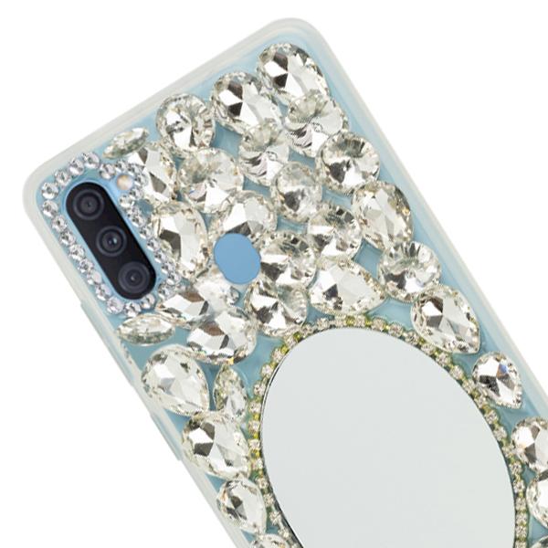 Handmade Bling Mirror Silver Case Samsung A11