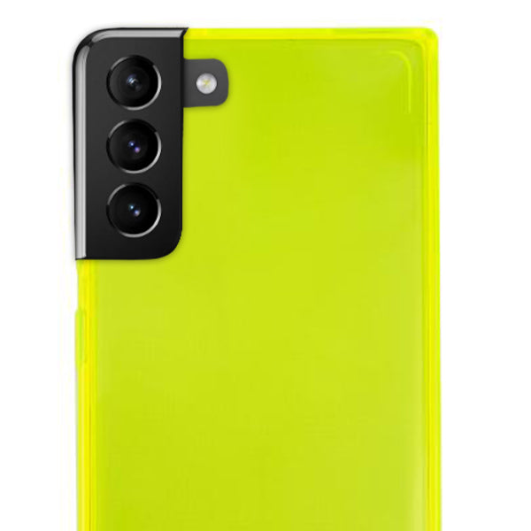 Square Box Skin Neon Green Samsung S21