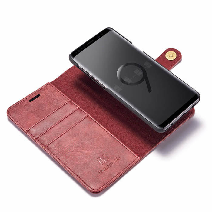 Detachable Ming Wallet Burgundy Samsung S9 - Bling Cases.com