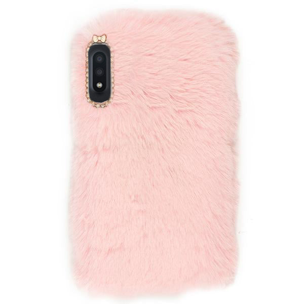Fur Case Light Pink Samsung A01