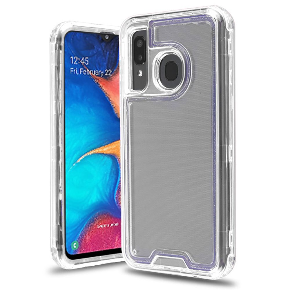 Hybrid Clear Hard Case Samsung A20/A50 - Bling Cases.com