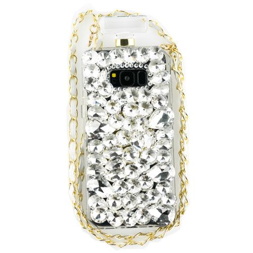 Handmade Bling Silver Bottle Case Samsung S8 Plus - Bling Cases.com