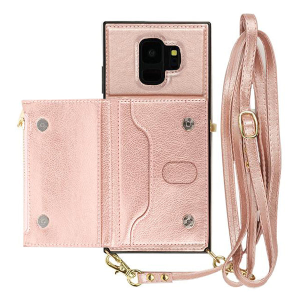 Crossbody Pouch Rose Gold Case S9