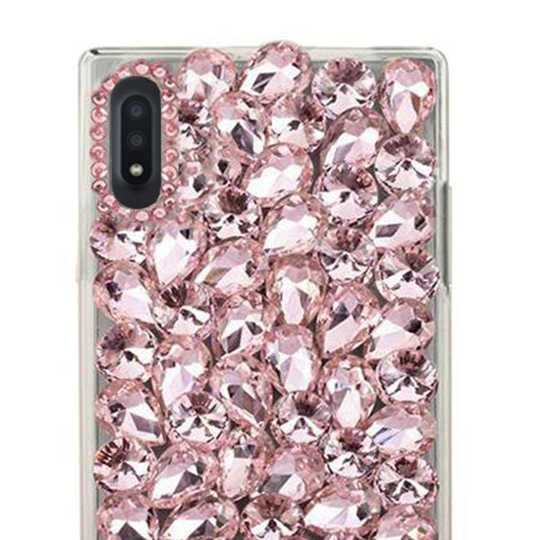 Handmade Bling Pink Case Samsung A01