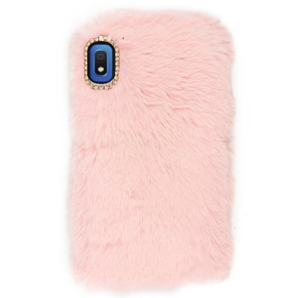 Fur Black Case Light Pink  A10E