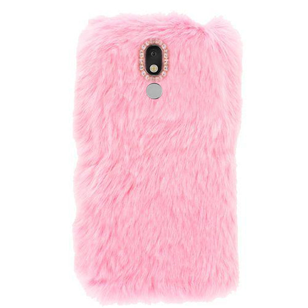 Fur Case Light Pink LG Stylo 5
