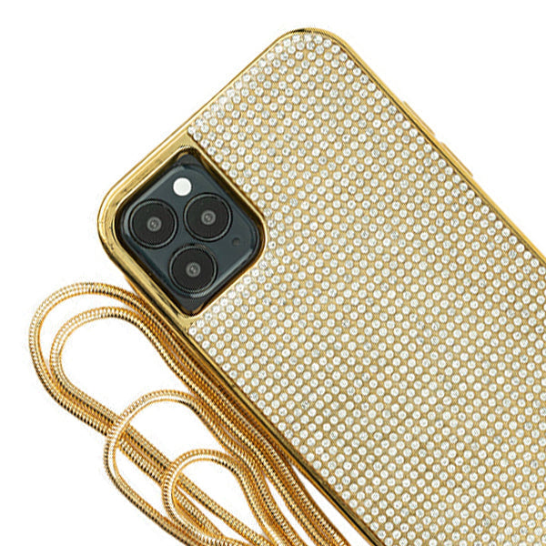 Bling Tpu Crossbody Gold Silver Case Iphone 12 Pro Max