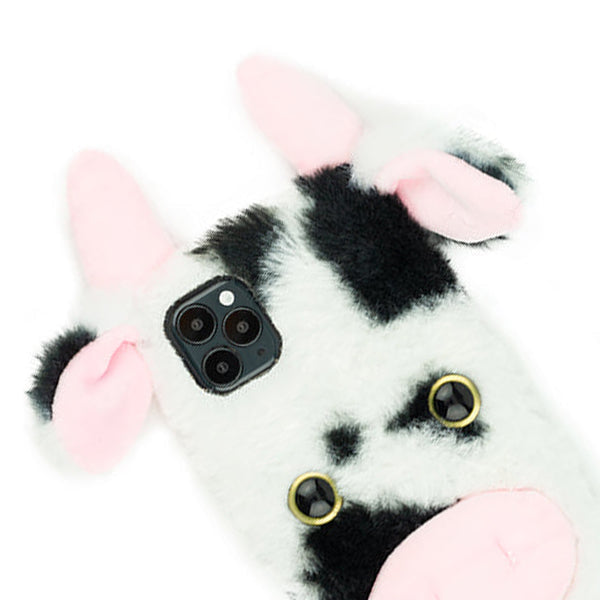 Cow Black White Fur Case  Iphone Iphone 12/12 Pro