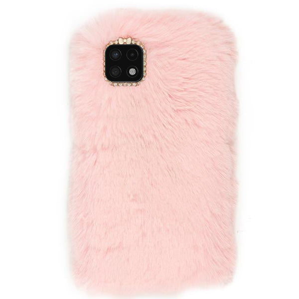 Fur Case Light Pink Samsung A22 5G