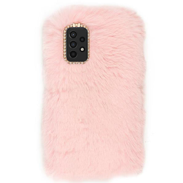 Fur Case Light Pink Samsung A52 5G