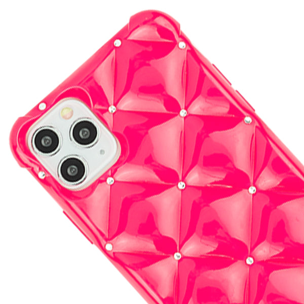 Plush Tpu Bling Skin Hot Pink Iphone 11 Pro Max