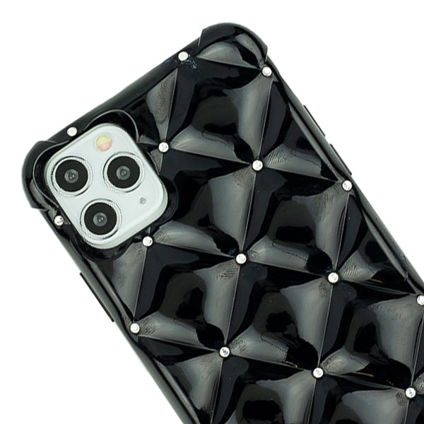 Plush Tpu Bling Skin Black Iphone 11 Pro Max