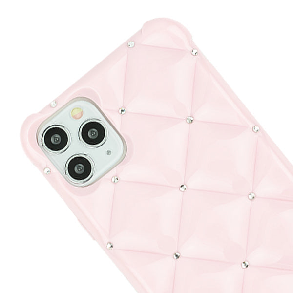 Plush Tpu Bling Skin Light Pink Iphone 13 Pro Max