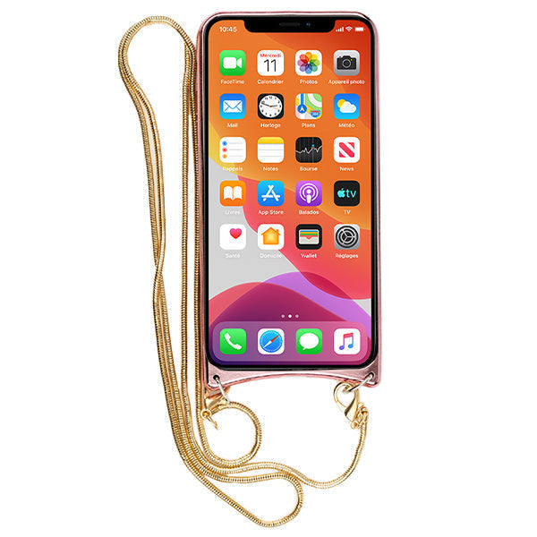 Bling Tpu Crossbody Rose Gold Silver Iphone 11 Pro Max