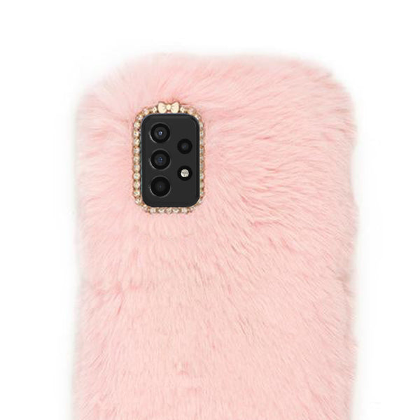 Fur Case Light Pink Samsung A52 5G