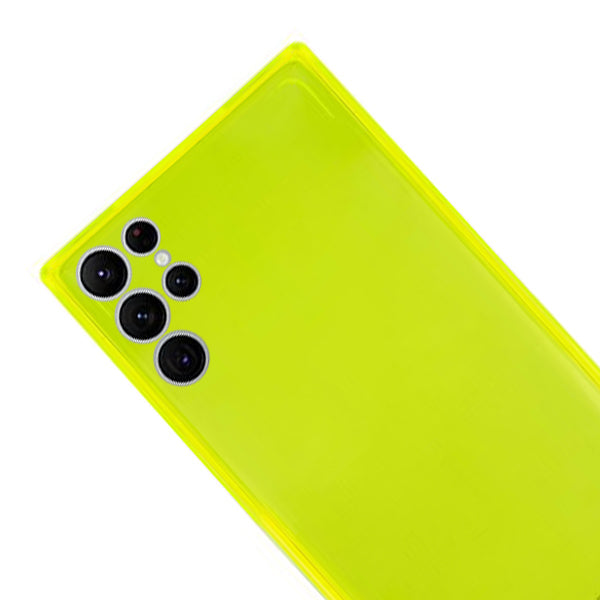 Square Box Skin Neon Green Samsung S22 Ultra