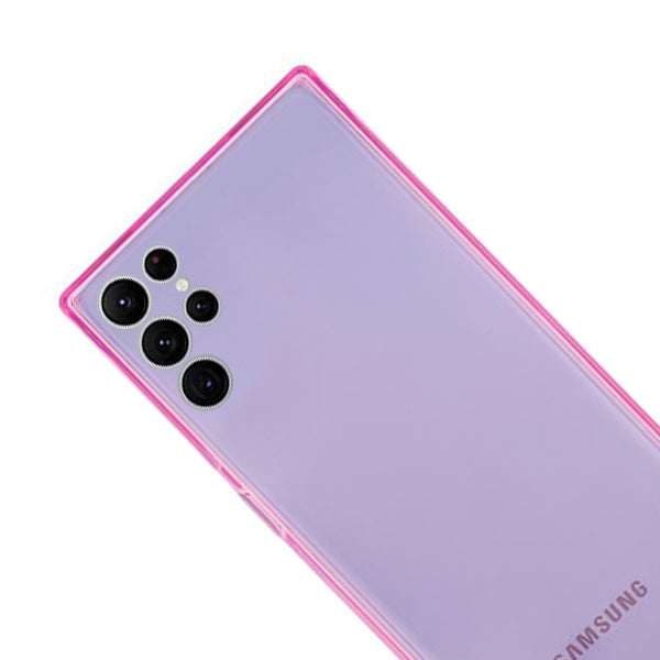 Square Box Pink Skin Samsung S22 Ultra