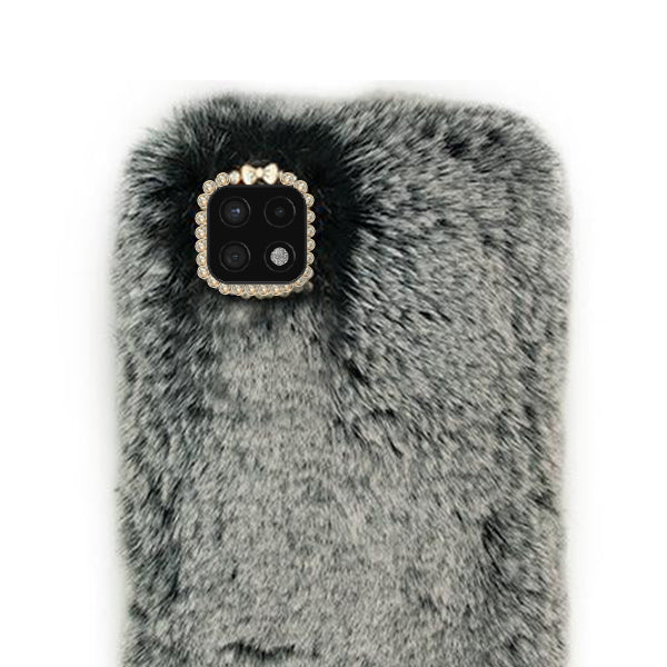 Fur Case Grey Samsung A22 5G