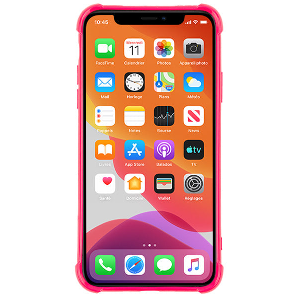 Plush Tpu Bling Skin Hot Pink Iphone 11 Pro