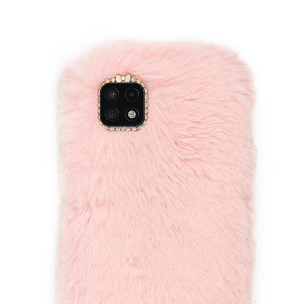 Fur Case Light Pink Samsung A22 5G