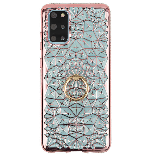 Abstract Ring Case Gold Samsung S20 Plus