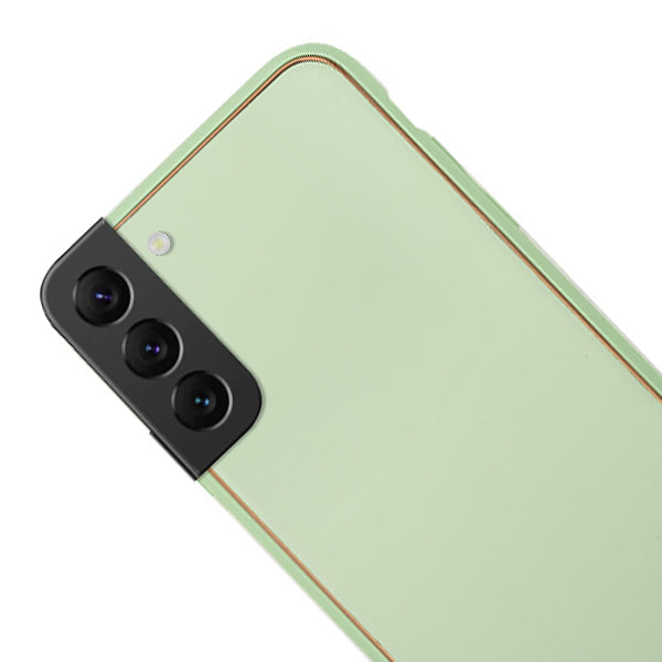 Leather Style Mint Green Gold Case Samsung S22