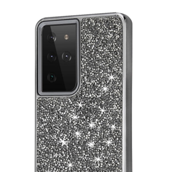 Hybrid Bling Case Grey Samsung S21 Ultra