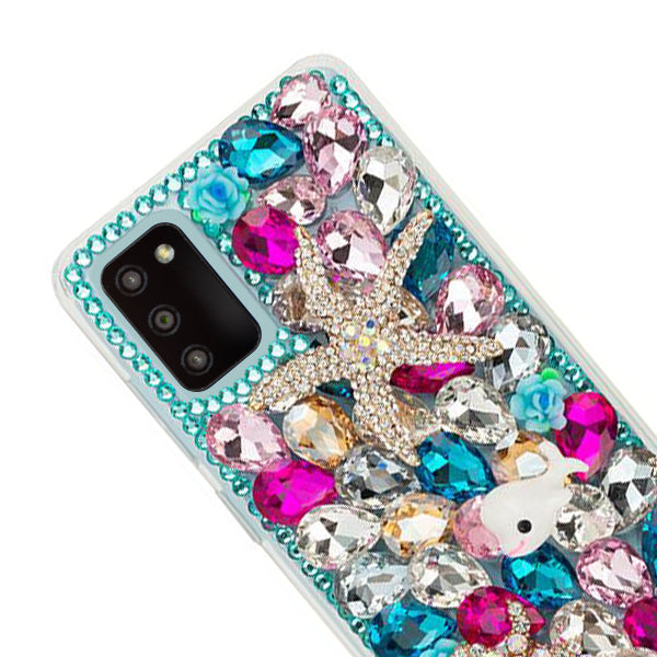 Handmade Seashells Bling Case Samsung A0S3