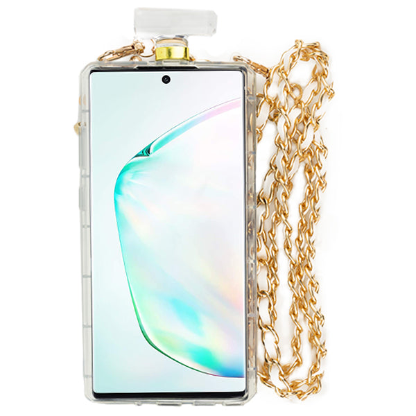 Handmade Gold Cheetah Bling Bottle Note 10