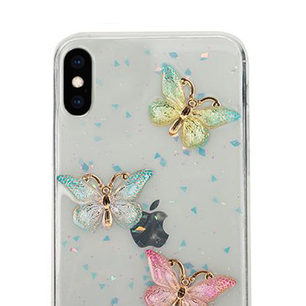 Butterflies 3D Pastel Case Iphone XS MAX