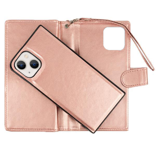 Detachable Wallet Rose Gold Iphone 13