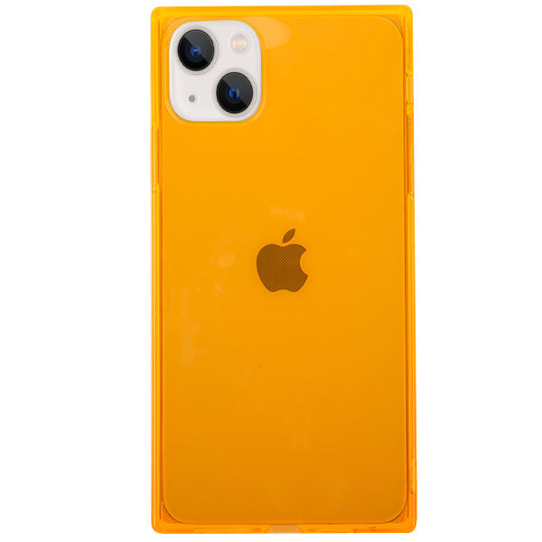 Square Box Orange Skin IPhone 13 Mini