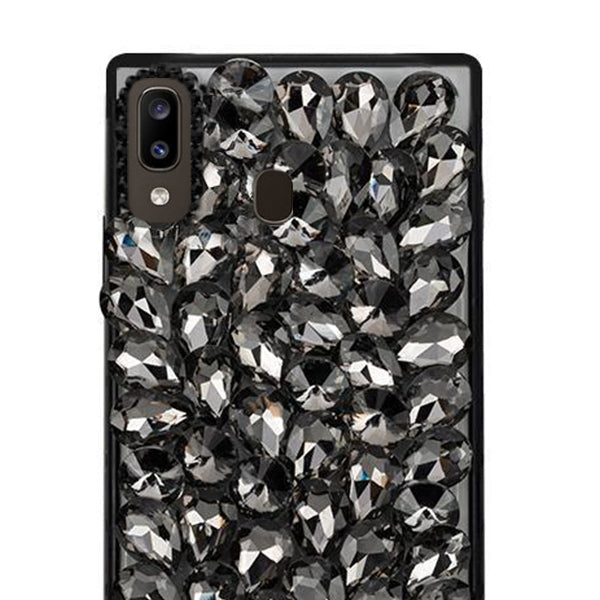 Bling Stones Black Case Samsung A20