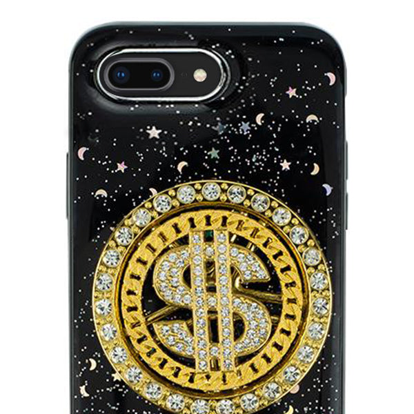 Spinning $ Black Case IPhone 7/8 Plus