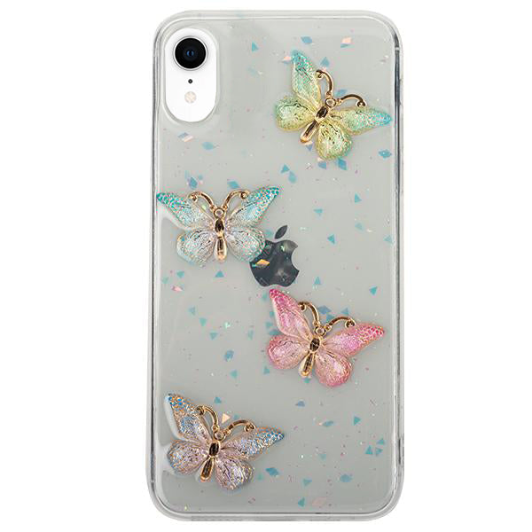 Butterflies 3D Pastel Case iphone XR