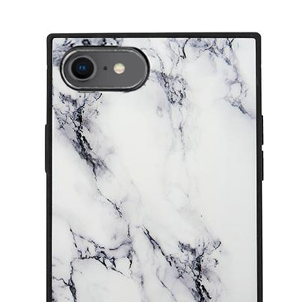 Square Marble White Iphone 7/8 SE 2020