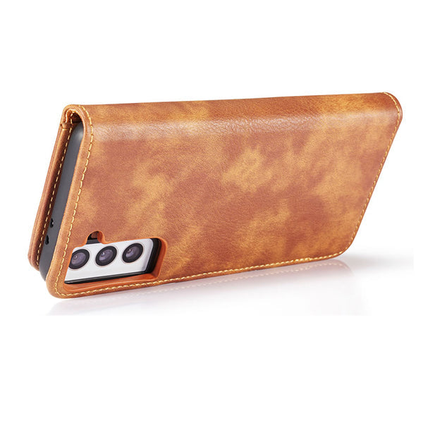 Detachable Ming Brown Wallet Samsung S22 Plus