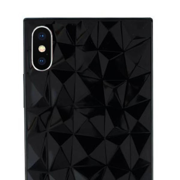 Square Box Pyramids Skin Black Case Iphone XS MAX