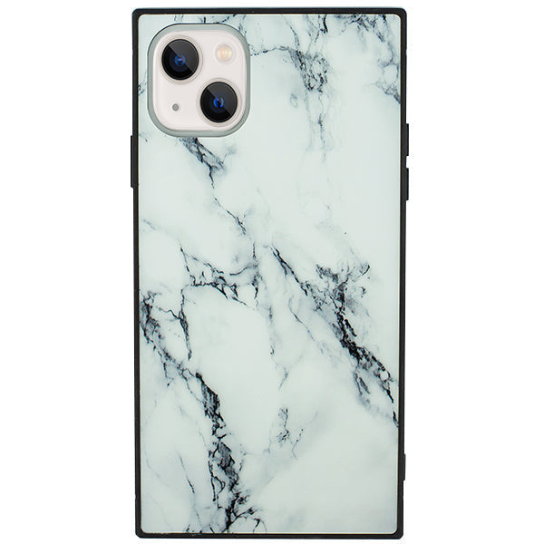 Marble Square White Iphone 13
