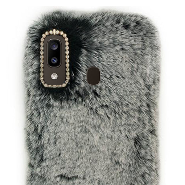 Fur Black Case Grey A20