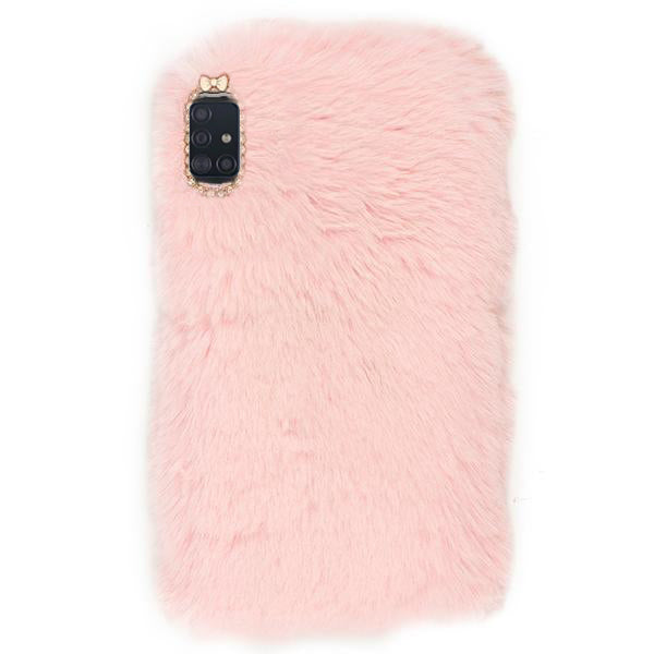 Fur Case Light Pink Samsung A51