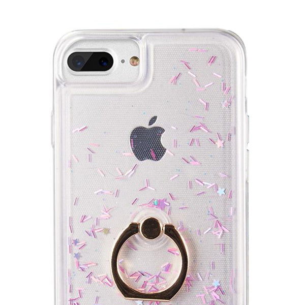 Liquid Ring Purple Case  Iphone 6/7/8 Plus