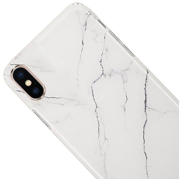 Marble White Hard Case iphone 10/X/XS