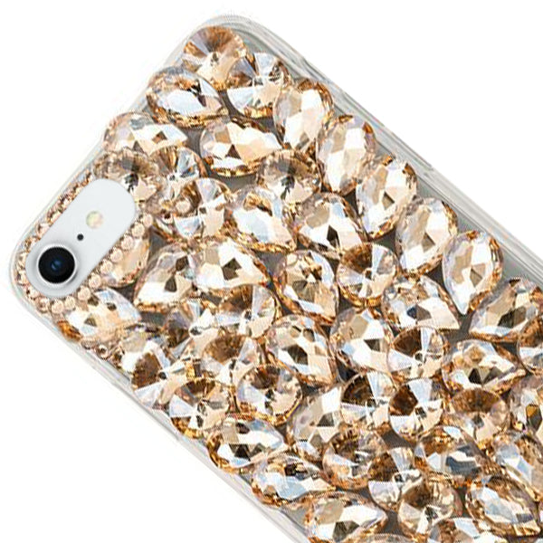 Handmade Bling Gold Case Iphone 7/8 SE 2020