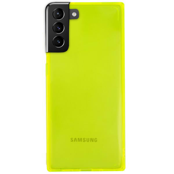 Square Box Skin Neon Green Samsung S22 Plus