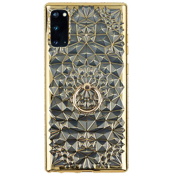Abstract Ring Case Gold Samsung S20