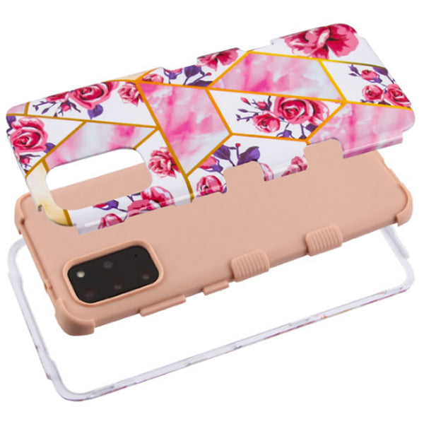 Roses Pink Military Grade Hybrid Case Samsung S20 Plus