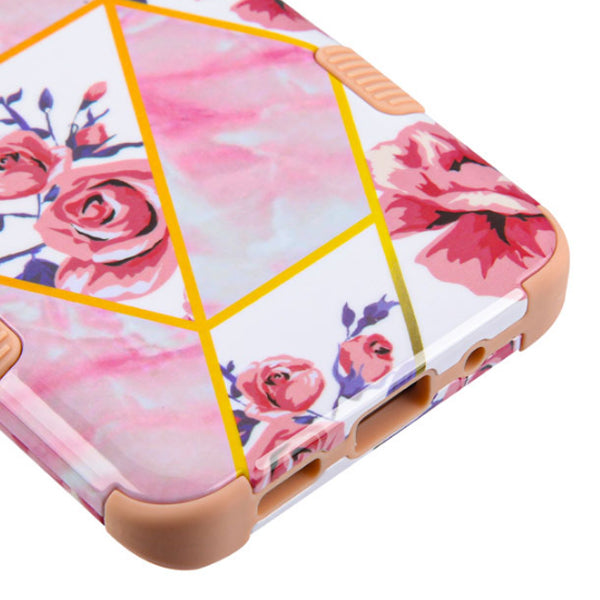 Roses Pink Military Grade Hybrid Case Samsung S20