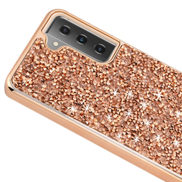 Hybrid Bling Case Rose Gold Samsung S22
